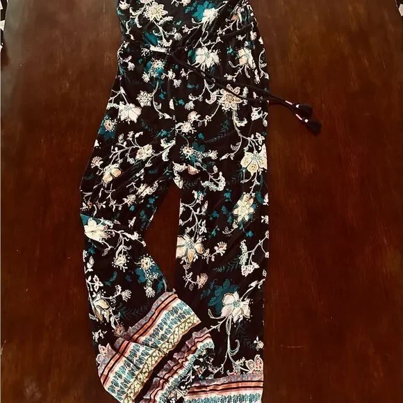 Anthropologie Luka, floral jogger jumpsuit. - Picture 3 of 6